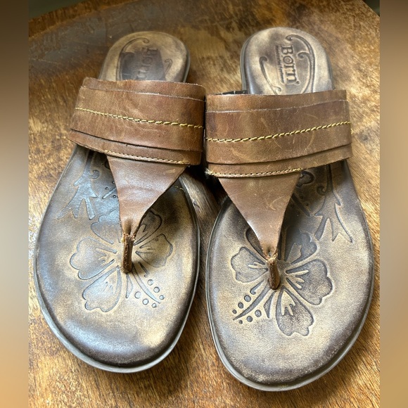 Born Shoes Womens Born Sandals Size 9 Genuine Leather Poshmark